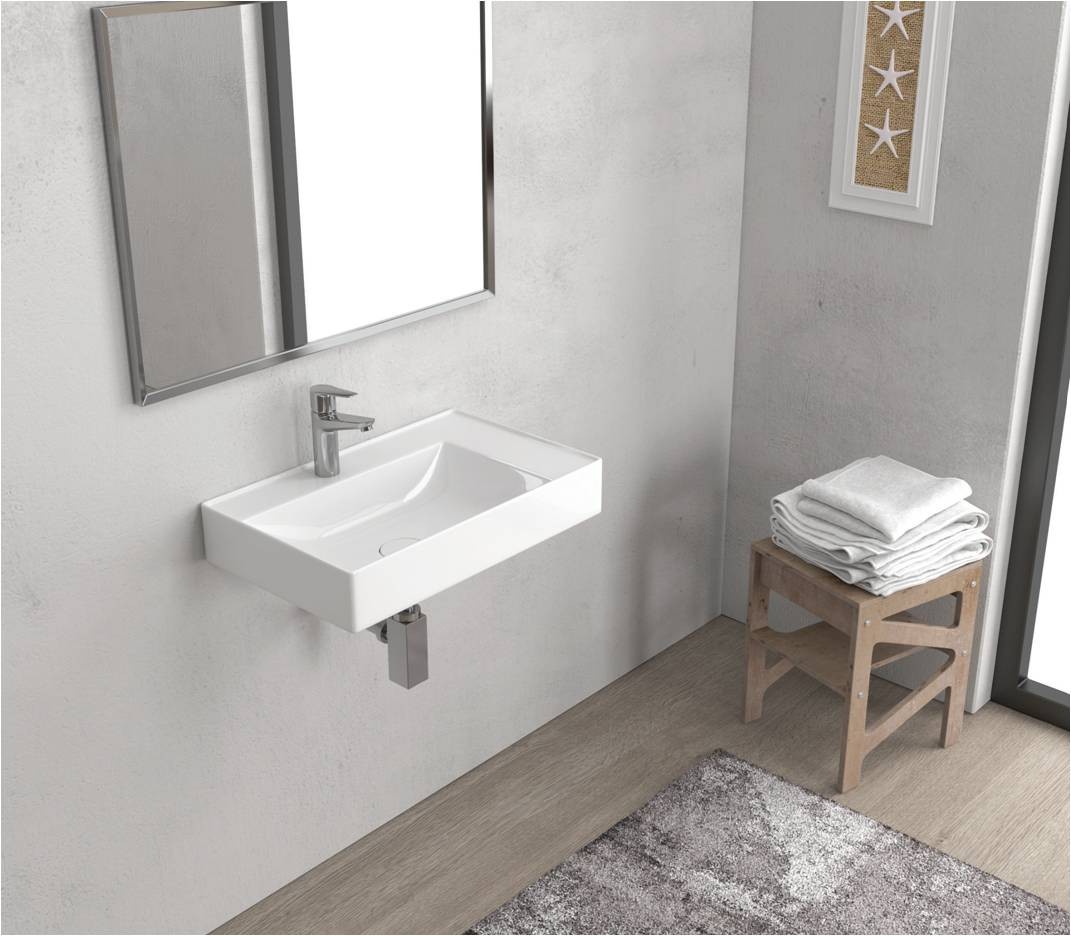 Νιπτήρας επικαθήμενος INFINITY 6160 KARAG 60x38x11cm