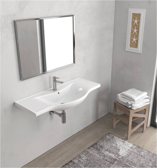 Νιπτήρας αναρτώμενος BASIC 7100 KARAG 100x45x17,5cm