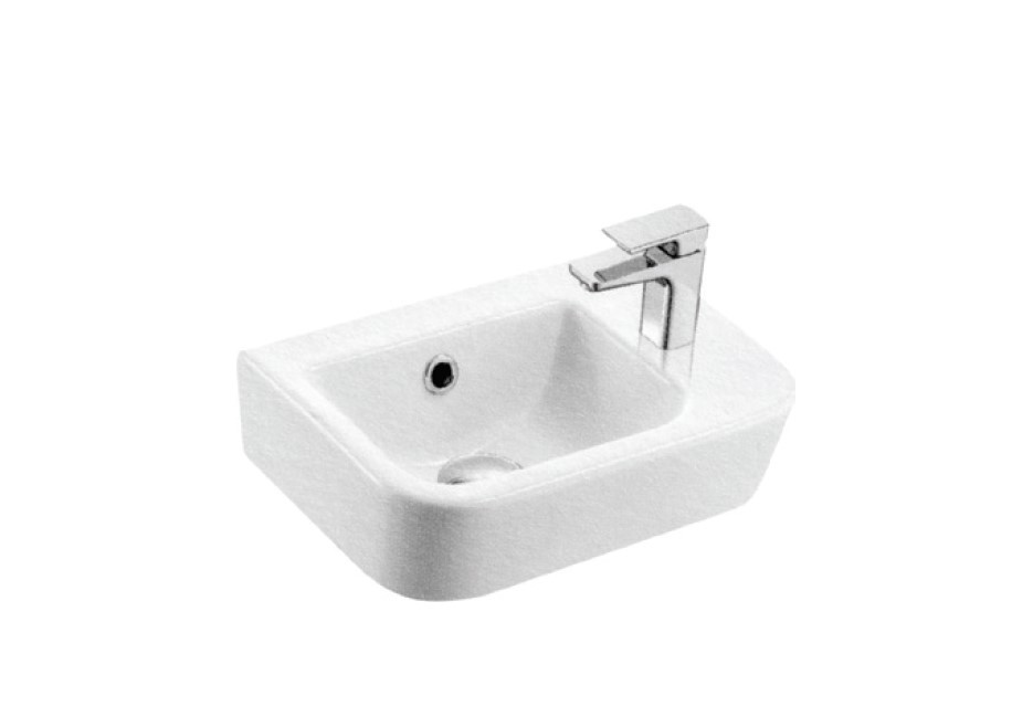 Νιπτήρας αναρτώμενος δεξιός LEGEND LH 10100R KARAG 37x24.5x10cm