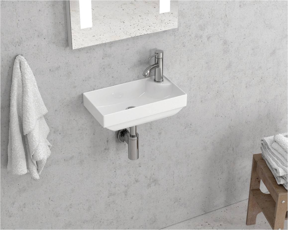 Νιπτήρας αναρτώμενος LITOS 2240 KARAG 40x22x11cm