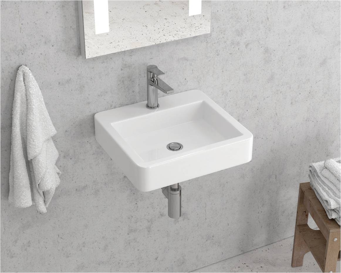 Νιπτήρας αναρτώμενος LT 5032 KARAG 45x42x10cm