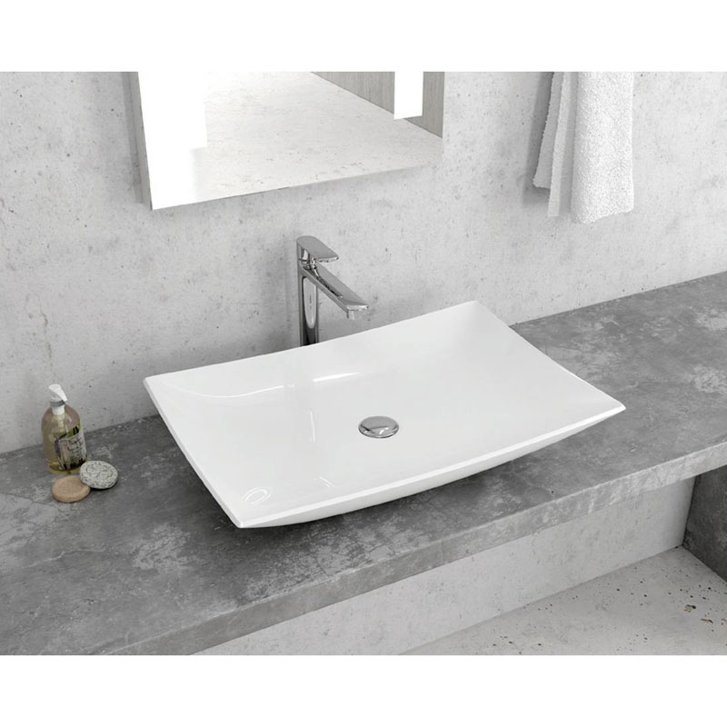 Νιπτήρας επικαθήμενος LT 1018 KARAG 60x40x13cm