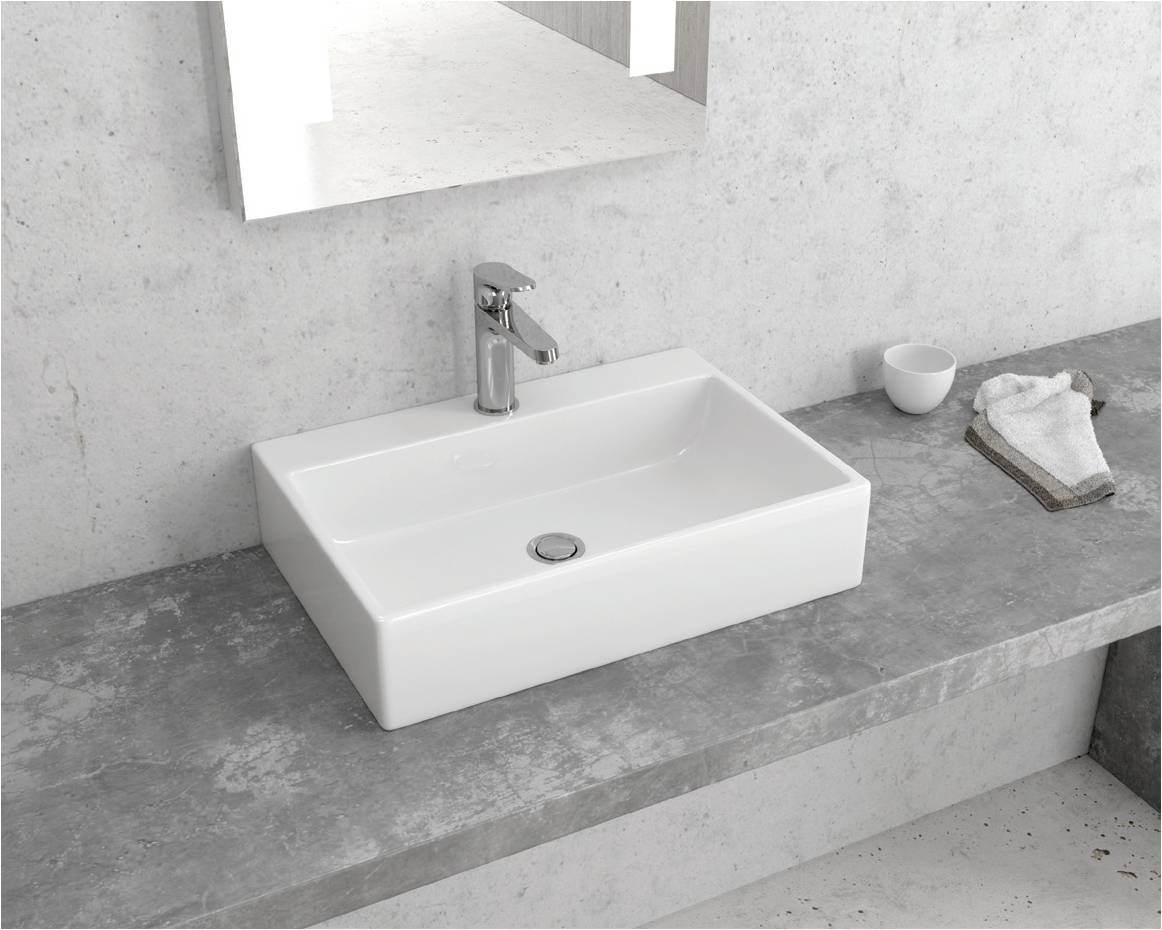 Νιπτήρας επικαθήμενος LT 2082 KARAG 51,5x36x12cm