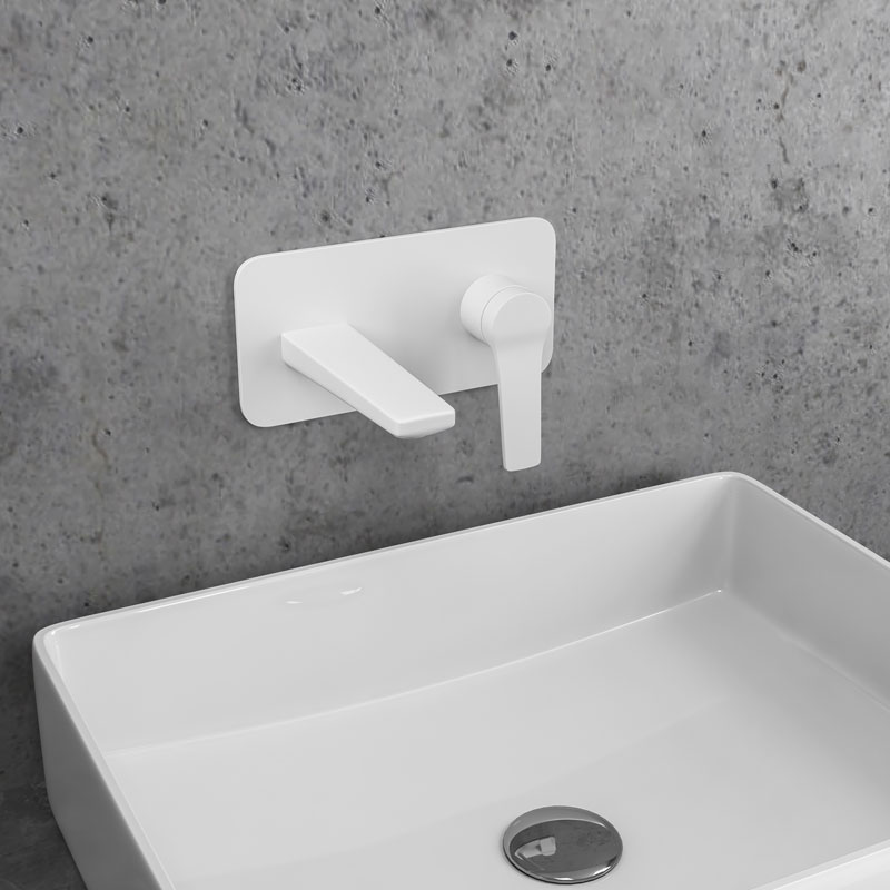 Μπαταρία νιπτήρος εντοιχισμού ANDARE Bianco WNW148073PH KARAG