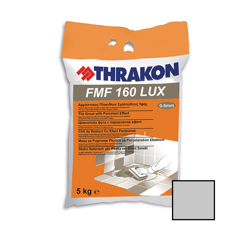 Αρμόστοκος πορσελάνινης υφής LUX Nο609 Γκρί THRAKON 5kg